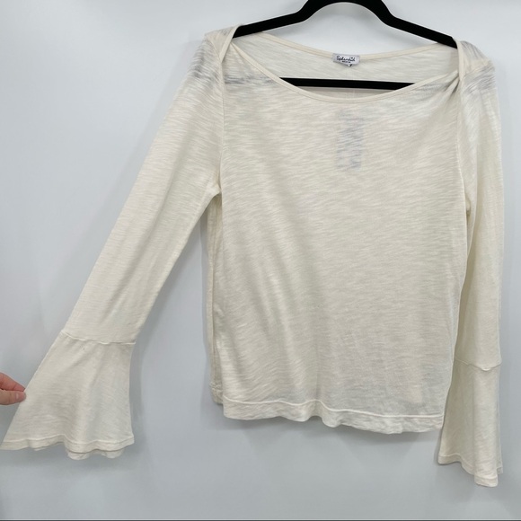 NEW! Splendid Off White Shirt - Picture 7 of 12